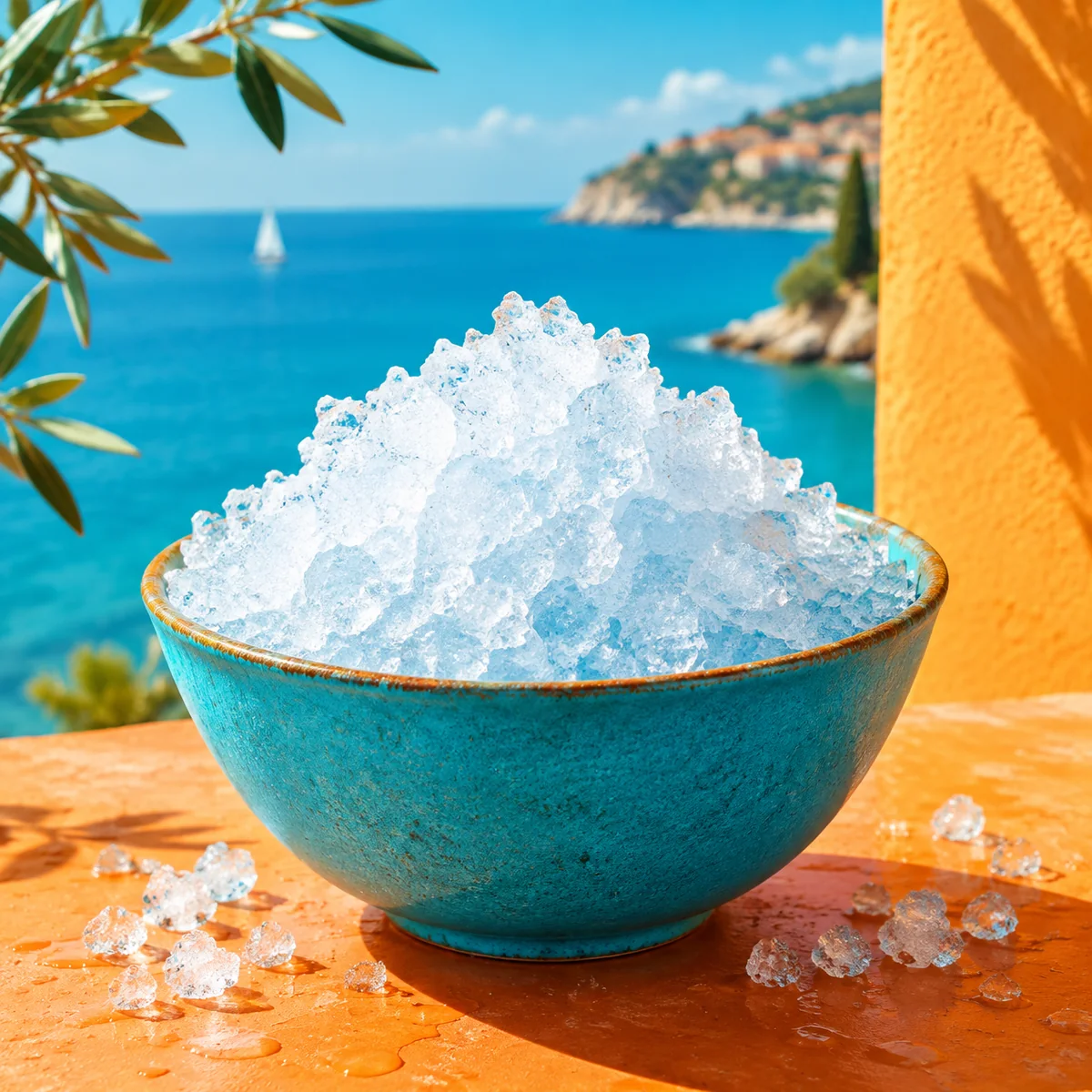 Glace pilée